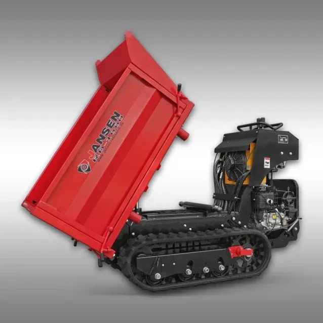 Jansen Raupendumper RD-1000, Kettendumper Motordumper, 3 Seiten-Kipper