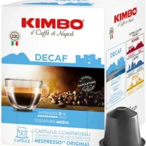 Cápsulas Kimbo DECAF - compatibles con Nespresso®