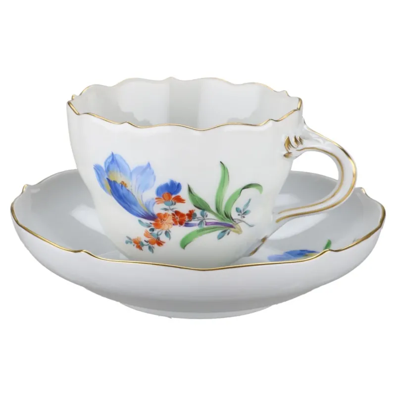 Kaffeetasse mit Untere Krokus Blau