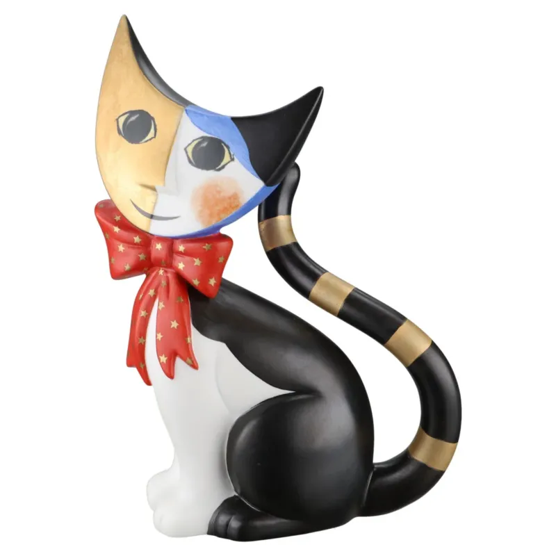 Tierfigur Katze Angela Weihnachtskatze Christmas cat