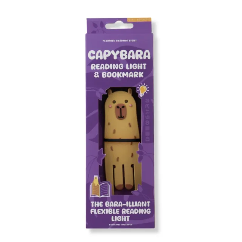 Lesezeichen und Leselicht 'Capybara'