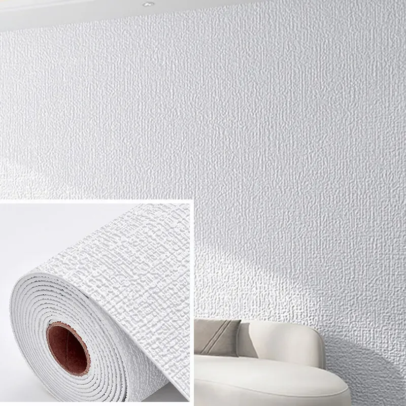3D Linen Self-Adhesive Waterproof Wall Sticker - Image 0