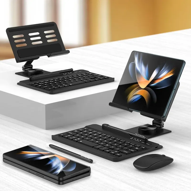 Magnetic Foldable Wireless Pro Keyboard Tablet Holder - Image 0