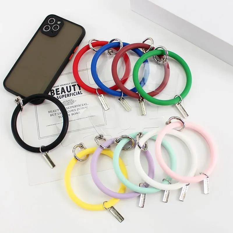 Hanging Ring Soft Anti-Lost Phone Holder Bracelet - Image 0