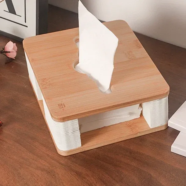 Accordion Paper Retractable Nordic Tissue Box - Image 0