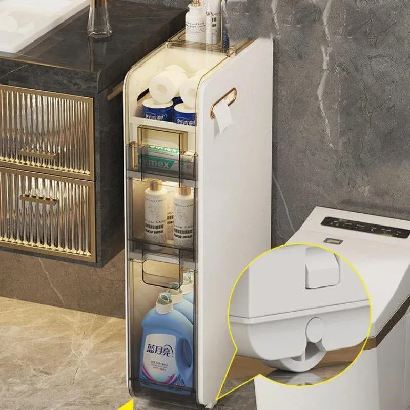 Multilayer Ultra Narrow Bathroom Storage Cabinet - Image 0
