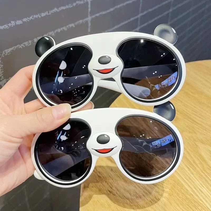 Cute Panda Soft Bracket Kids Sunglasses - Image 0