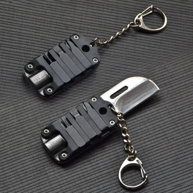 Mini Folding Knife Portable Keychain Tool - Image 0