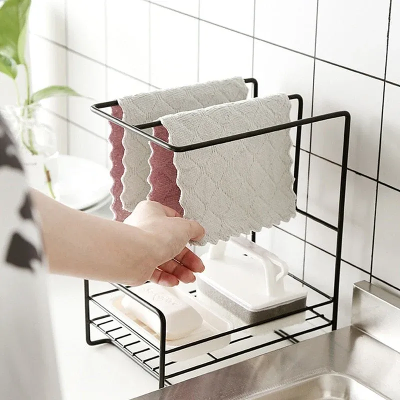 Kitchen Sink Detachable Organizer Rack - Image 0