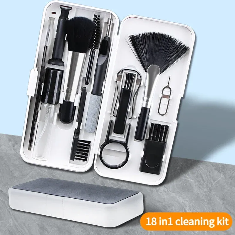 18in1 Clean Computer Tech Brush Set - Image 0