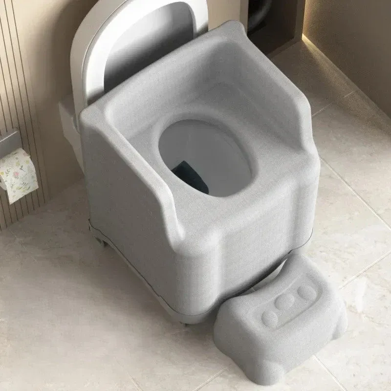 Heavy-Duty Portable Potty Seat Toilet Chair - Image 0