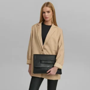 Clutch Oversize Luminino schwarz
