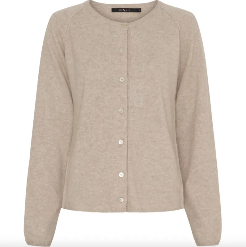 Cardigan Cashmere - Cream Melange