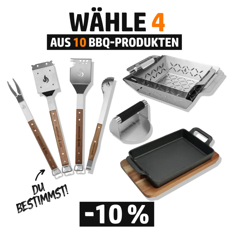 HENSSLERS BBQ 4ER SET - MIX & MATCH bundle HENSSLERS