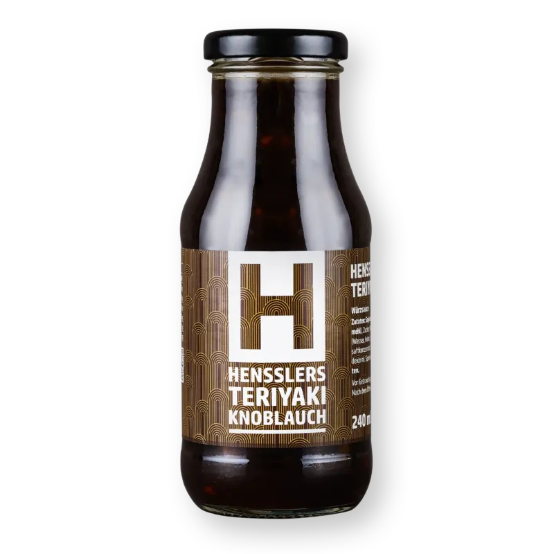 HENSSLERS Teriyaki Sauce Knoblauch Saucen HENSSLERS