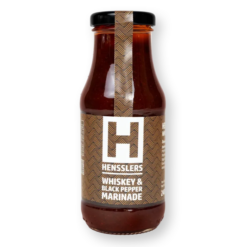 HENSSLERS Whiskey und Black Pepper Marinade Saucen HENSSLERS