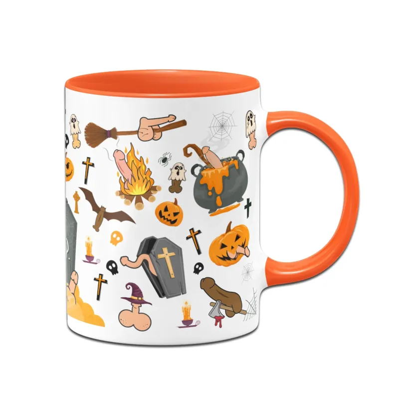 Bild: Tasse - Halloween mit Grusel Penis - Pimmel.