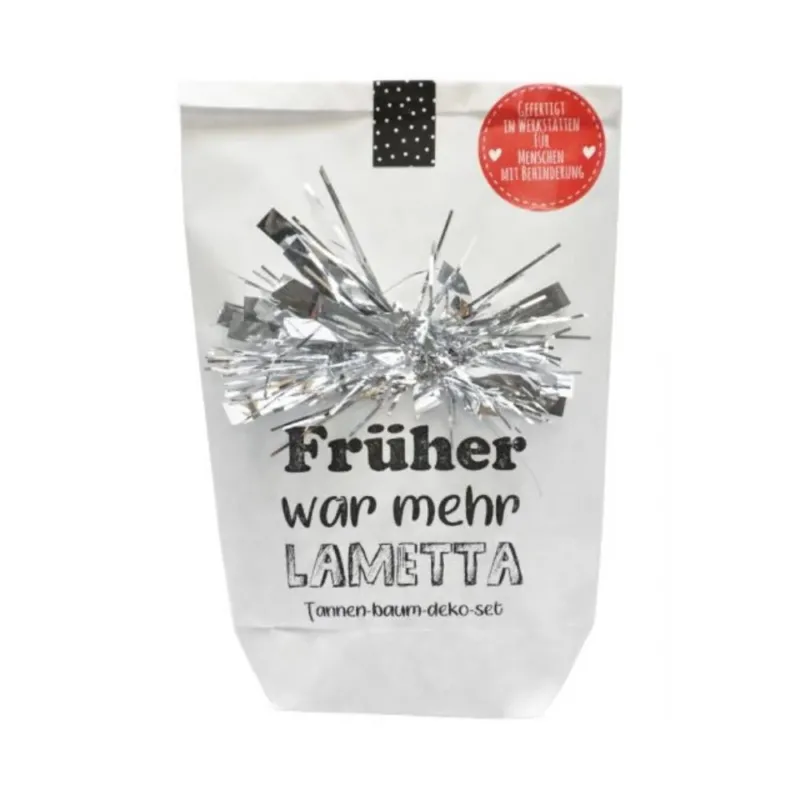 Wundertüte "Früher war mehr Lametta"