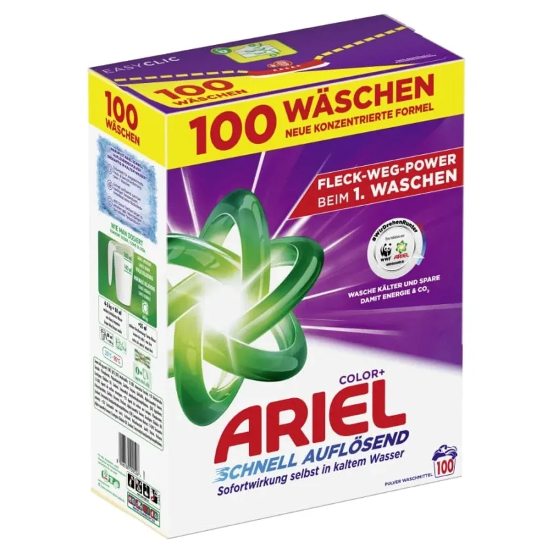 Ariel Color+ Pulver Colorwaschmittel 5,03 Kg