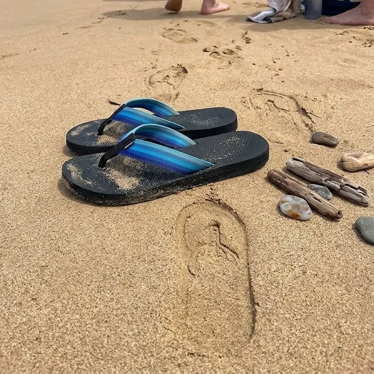 Buzz Off Middle Finger Beach Slippers