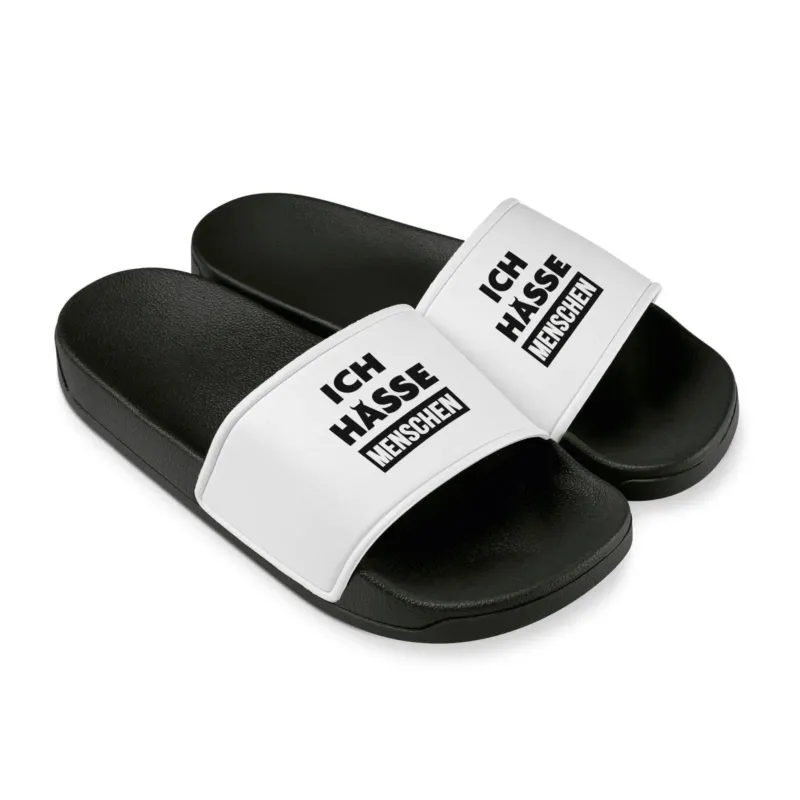 Bild: Badeschuhe - Ich hasse Menschen.