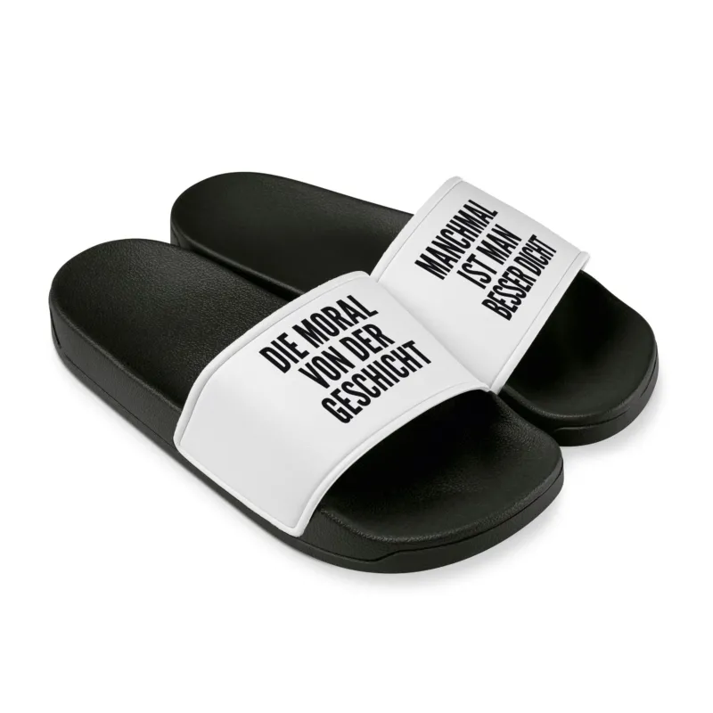 Bild: Badeschuhe - Die Moral von der Geschicht - besser dicht.
