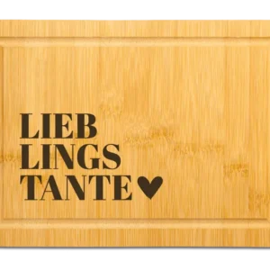 Bild: Bambus Schneidebrett - Lieblingstante.