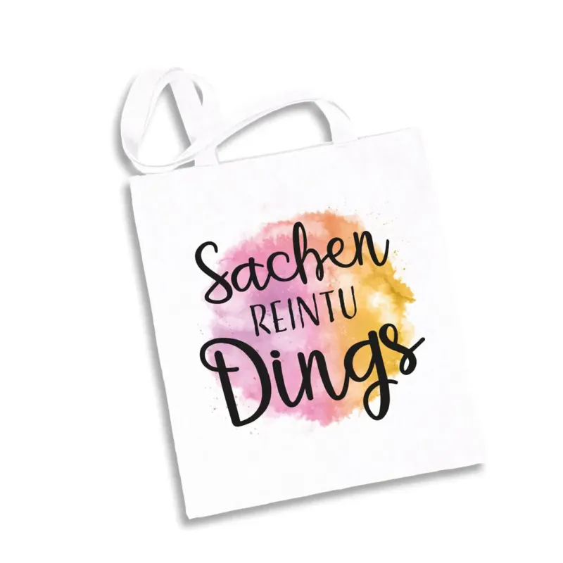 Bild: Baumwolltasche - Sachen reintu Dings.