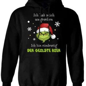 Bild: Hoodie - Weihnachtsmuffel - Ich hab mich umgesehen, ich bin eindeutig der Geilste hier (Herren).