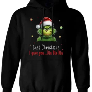 Bild: Hoodie - Weihnachtsmuffel - Last Christmas I gave you ... bla bla bla (CS).