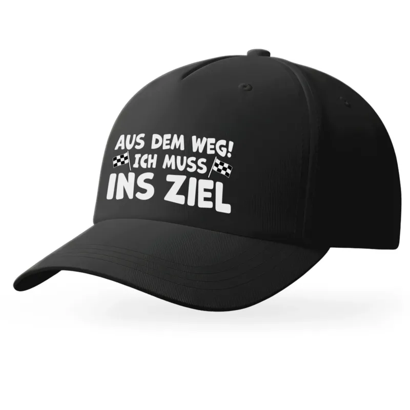 Bild: Kappe - Aus dem Weg! Ich muss ins Ziel.