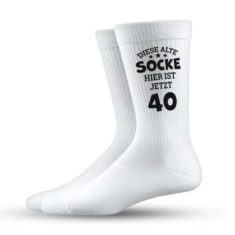 Bild: Socken - Diese alte Socke hier ist jetzt 40.