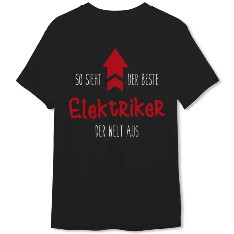 Bild: T-Shirt Herren - So sieht der beste Elektriker der Welt aus.