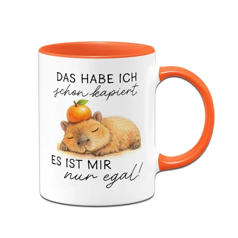 Capybara Tasse - Das habe ich schon kapiert - Es ist mir nur egal
