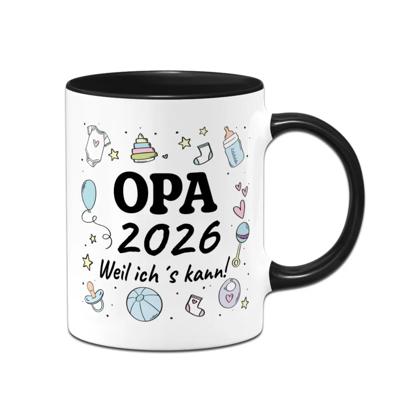 Bild: Tasse - Opa 2026 - Weil ich's kann!.