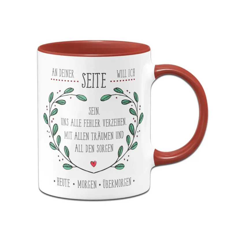 Bild: Tasse - An Deiner Seite will ich sein.