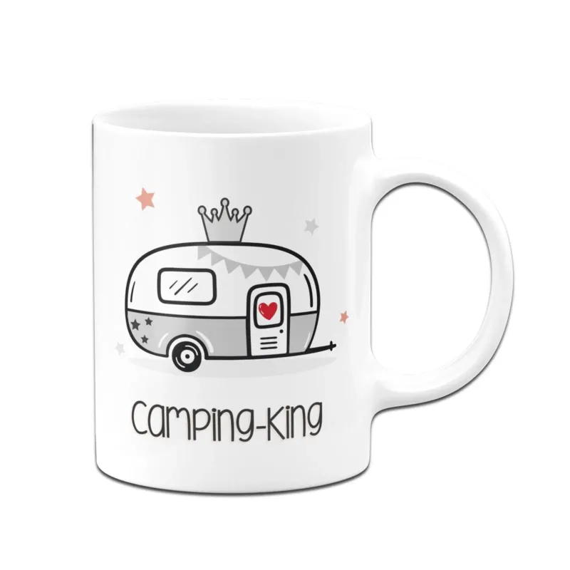 Bild: Tasse - Camping-King - Wohnwagen.