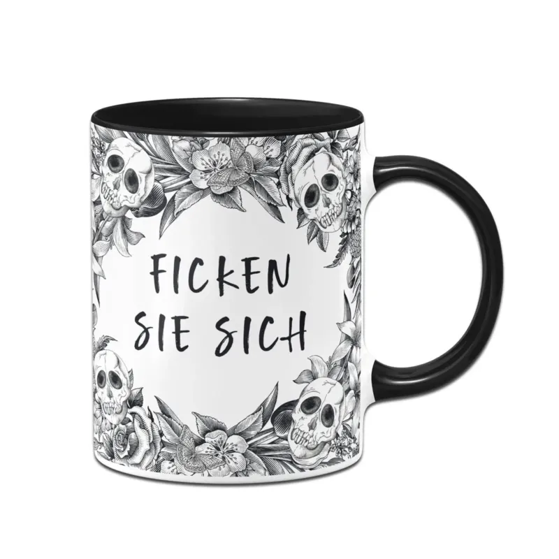 Bild: Tasse - Ficken Sie sich - Skull Statement.