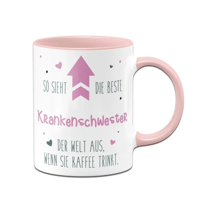 Bild: Tasse - So sieht die beste Krankenschwester der Welt aus, wenn sie Kaffee trinkt..
