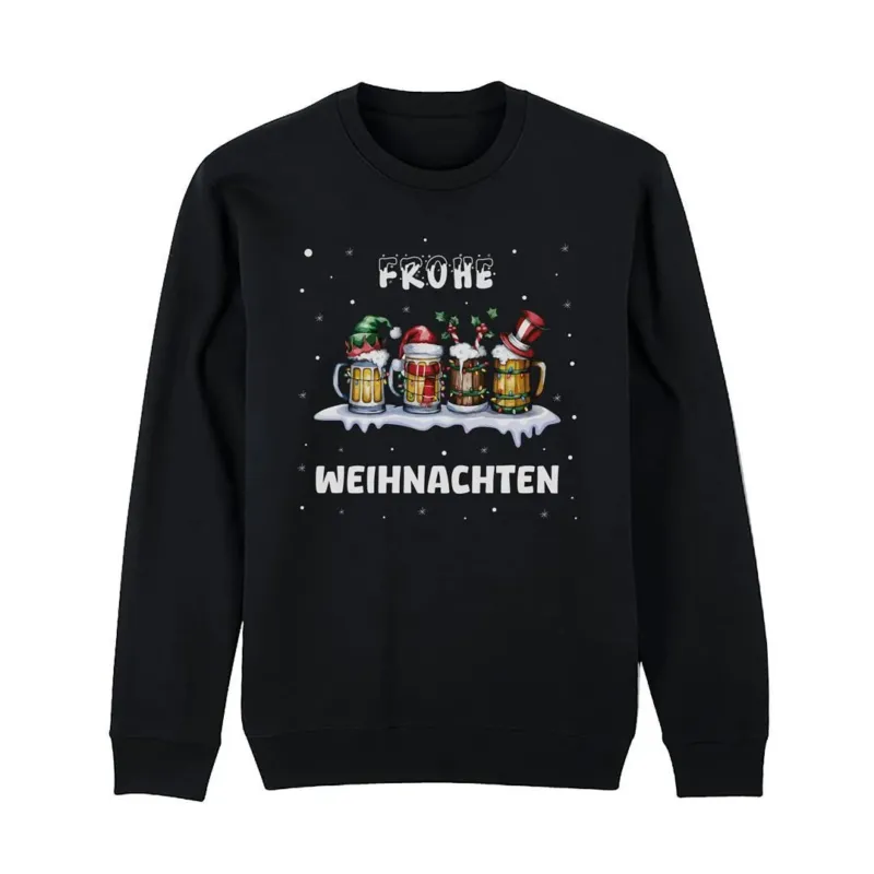 Bild: Weihnachtspullover - Frohe Weihnachten (Bierkrug).
