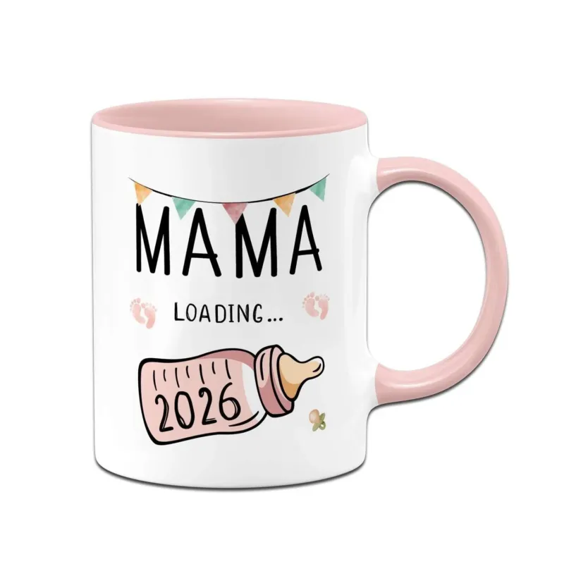 Bild: Tasse - Mama loading mit Babyflasche (2026).