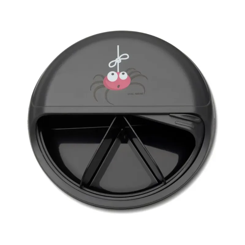 Snack Disc Kinder 'Kleine Spinne' anthrazit 15 cm