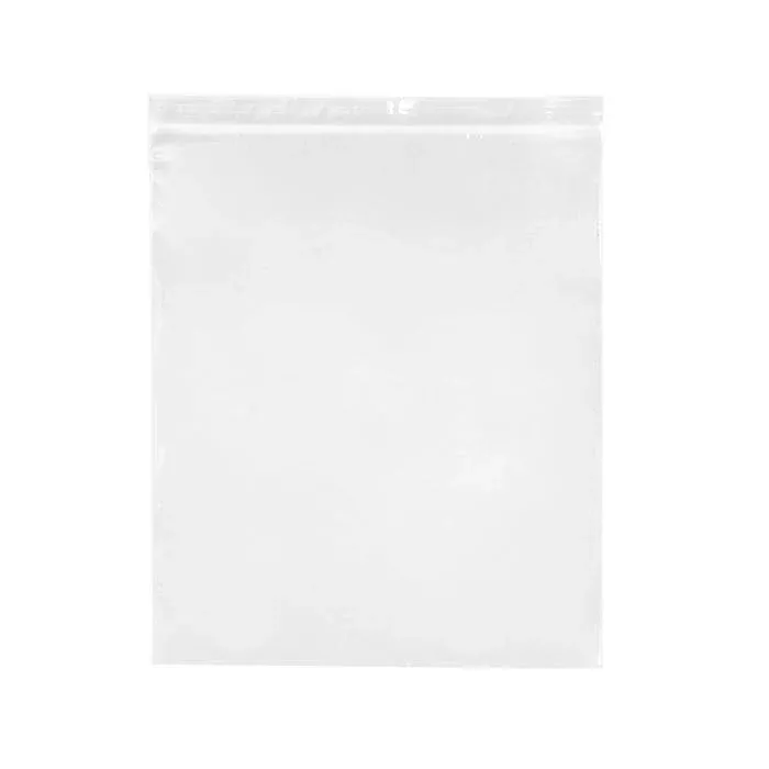 Grip Seal Bags 25.5x30.5cm Crystal Clear PP 50 micron
