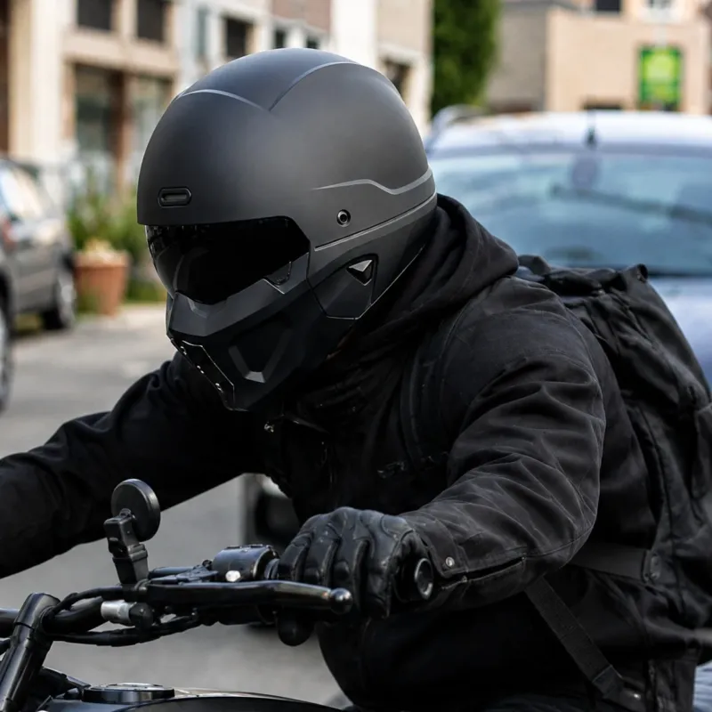Mystic Rider Detachable Full Face Helmet
