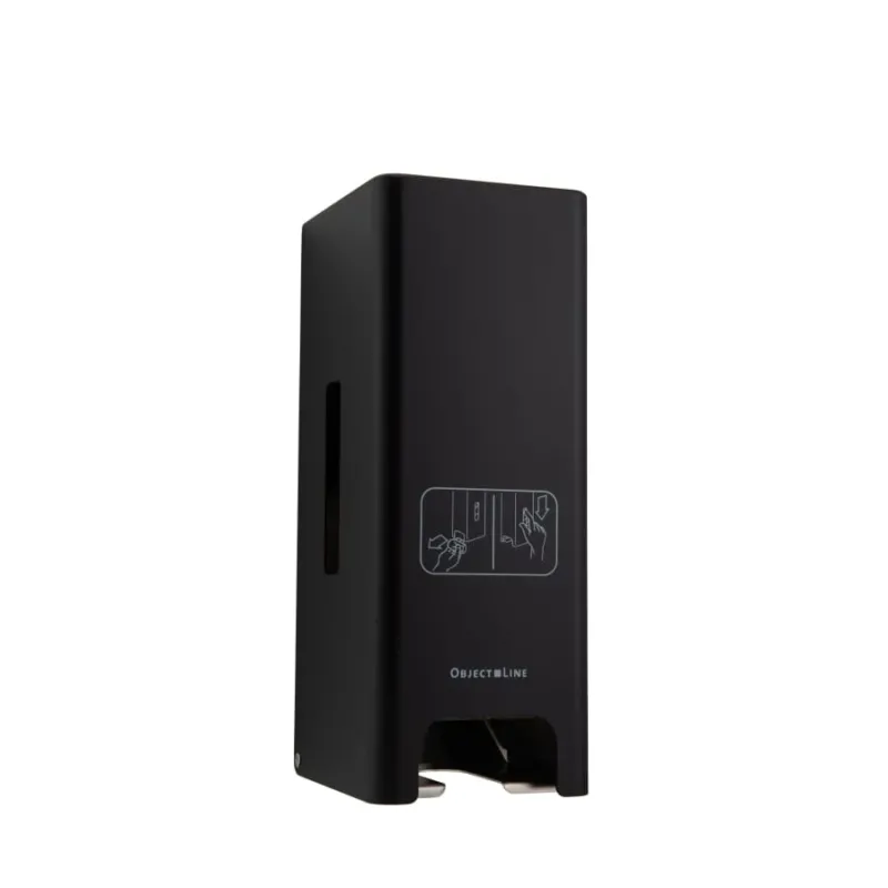 CWS ObjectLine Toilettenpapierspender, für 2 Rollen schwarz
