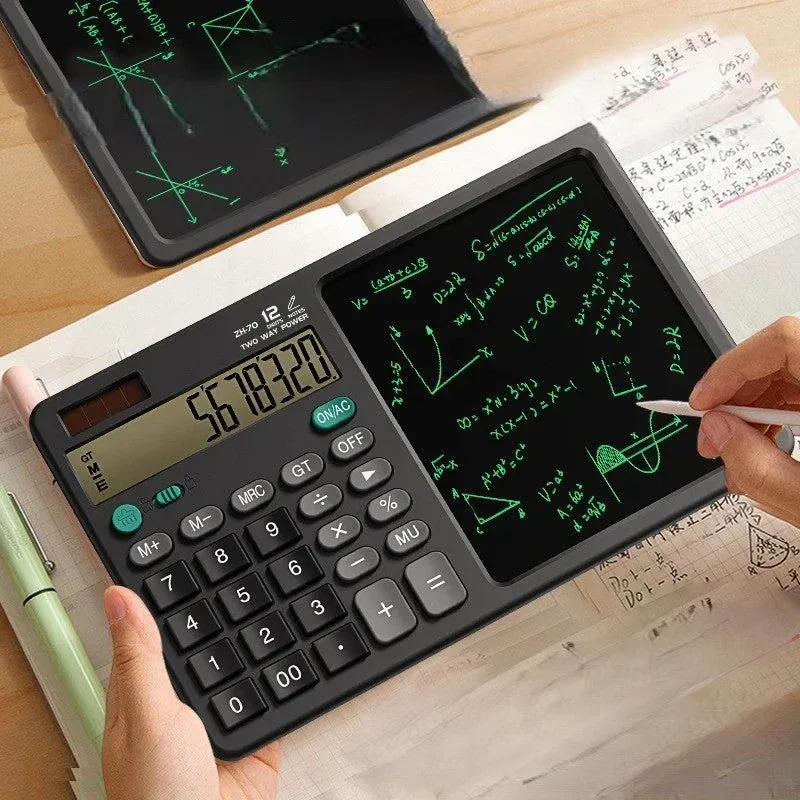 Portable Scientific LCD Notepad Calculator - Image 0