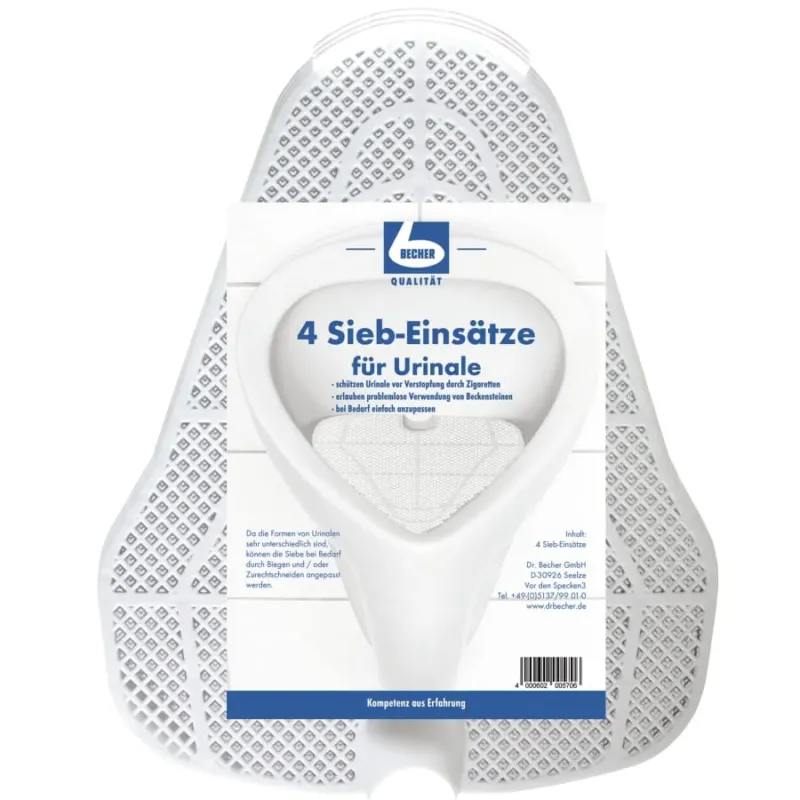 Dr. Becher Siebeinsätze für Urinale