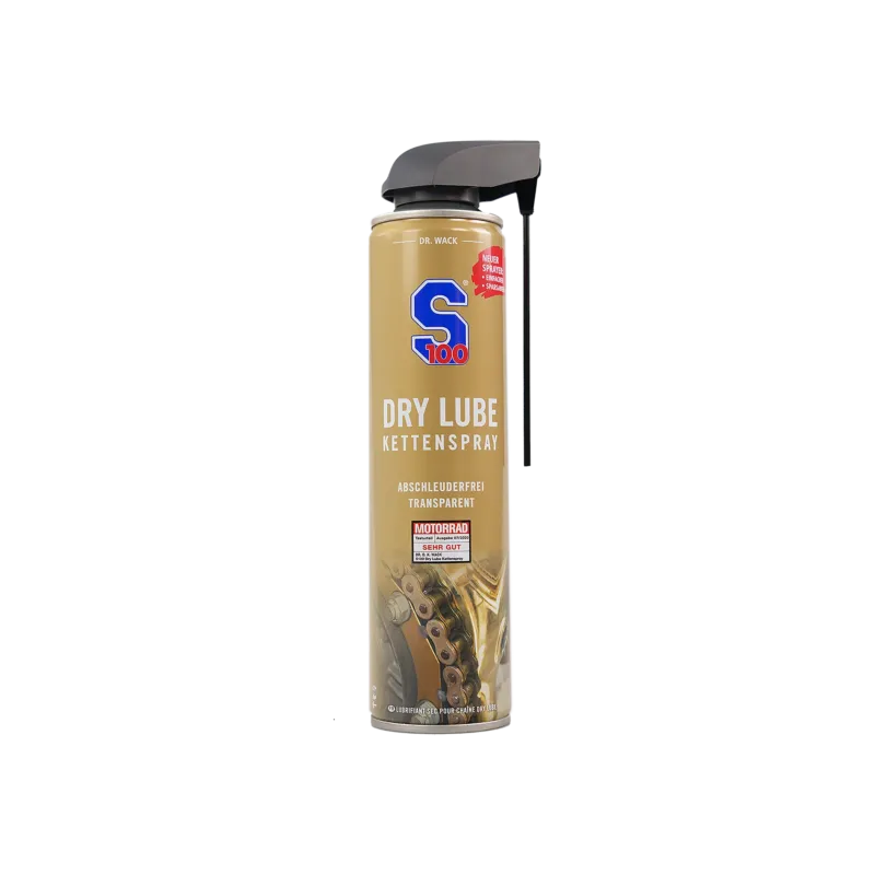"S100" Dry Lube Kettenspray für Motorrad (Transparent)
