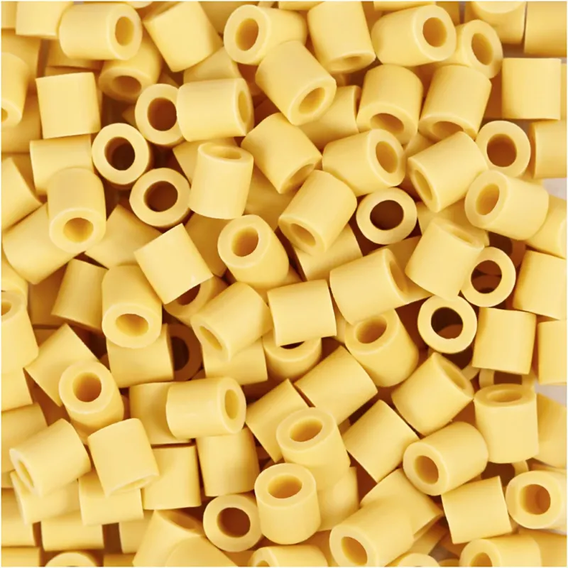 NABBI BioBeads, size 5x5 mm, hole size 2.5 mm, medium, yellow, 3000 pc