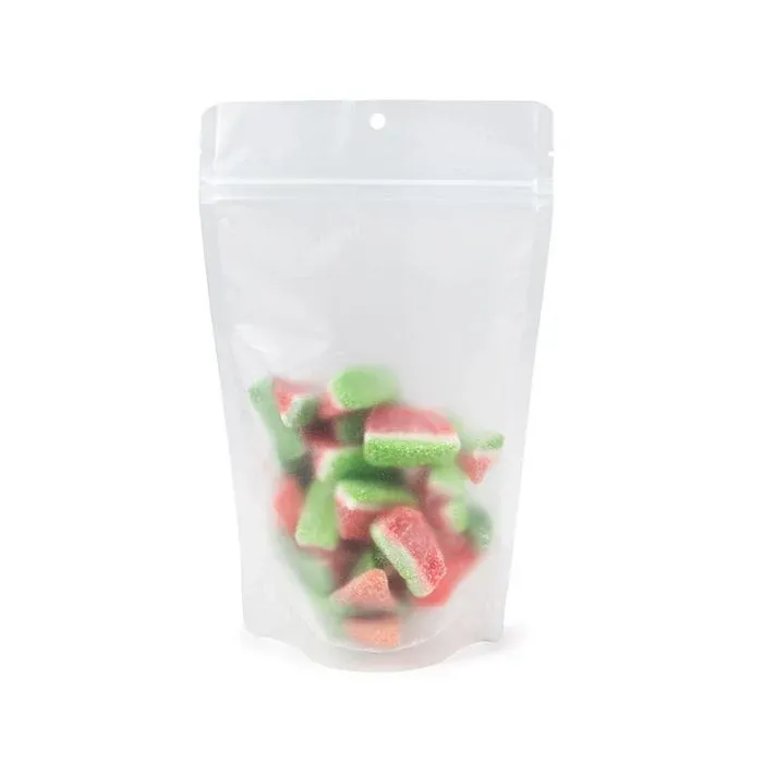 Stand Up Pouch Frosted w/ RETAIN™ 13x7.9x20.6 cm